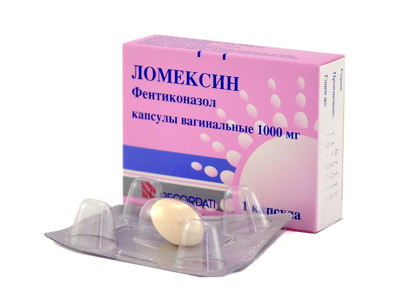 Lomexin - ლომექსინი 1000მგ 1 ვაგინალური კაფსულა