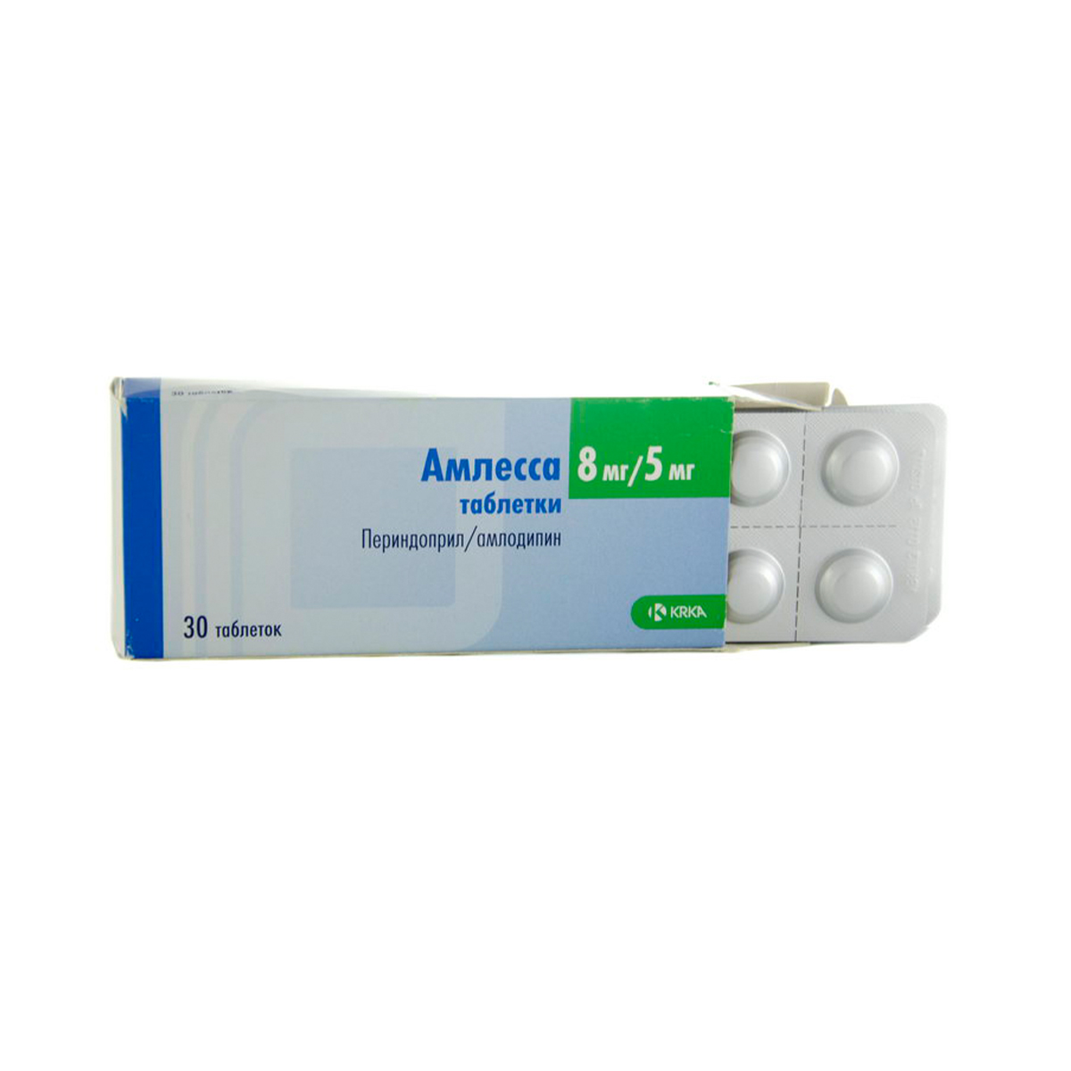 Amlessa- ამლესა 8მგ/5მგ 30 ტაბლეტი