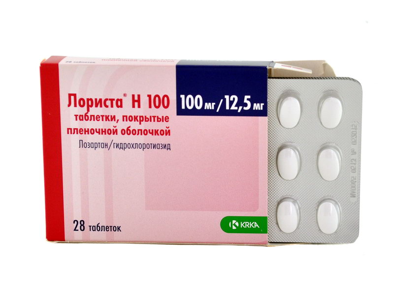 ლორისტა H 100 100/12.5 28 ტაბლეტი