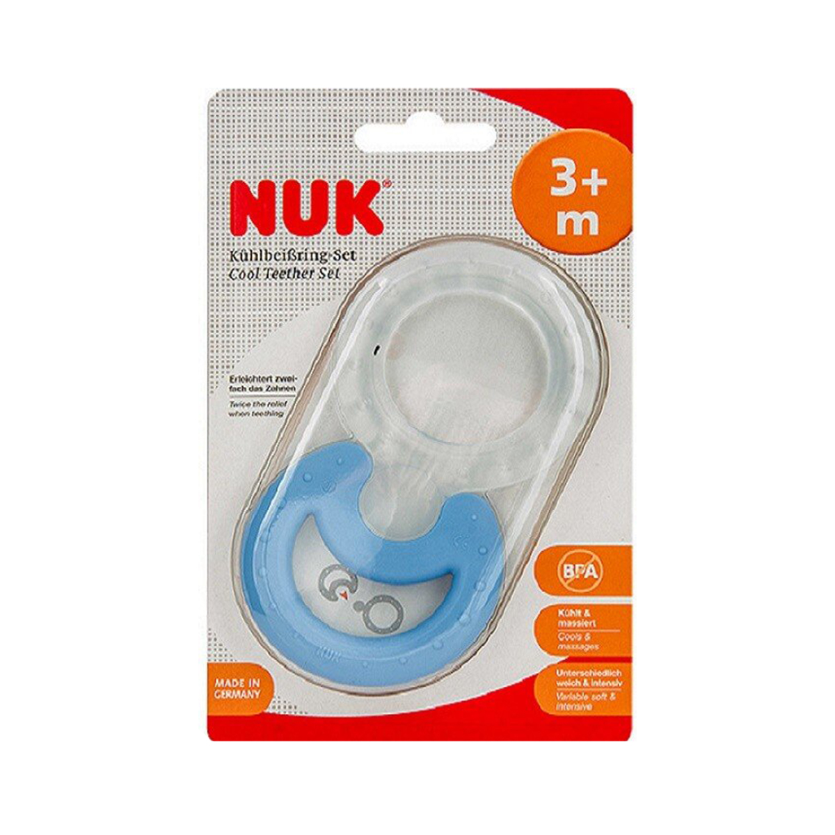 Nuk - ნუკი ღრძილების მასაჟორის ნაკრები (გამაგრილებელი + ჩვეულებრივი) 3-12 3764