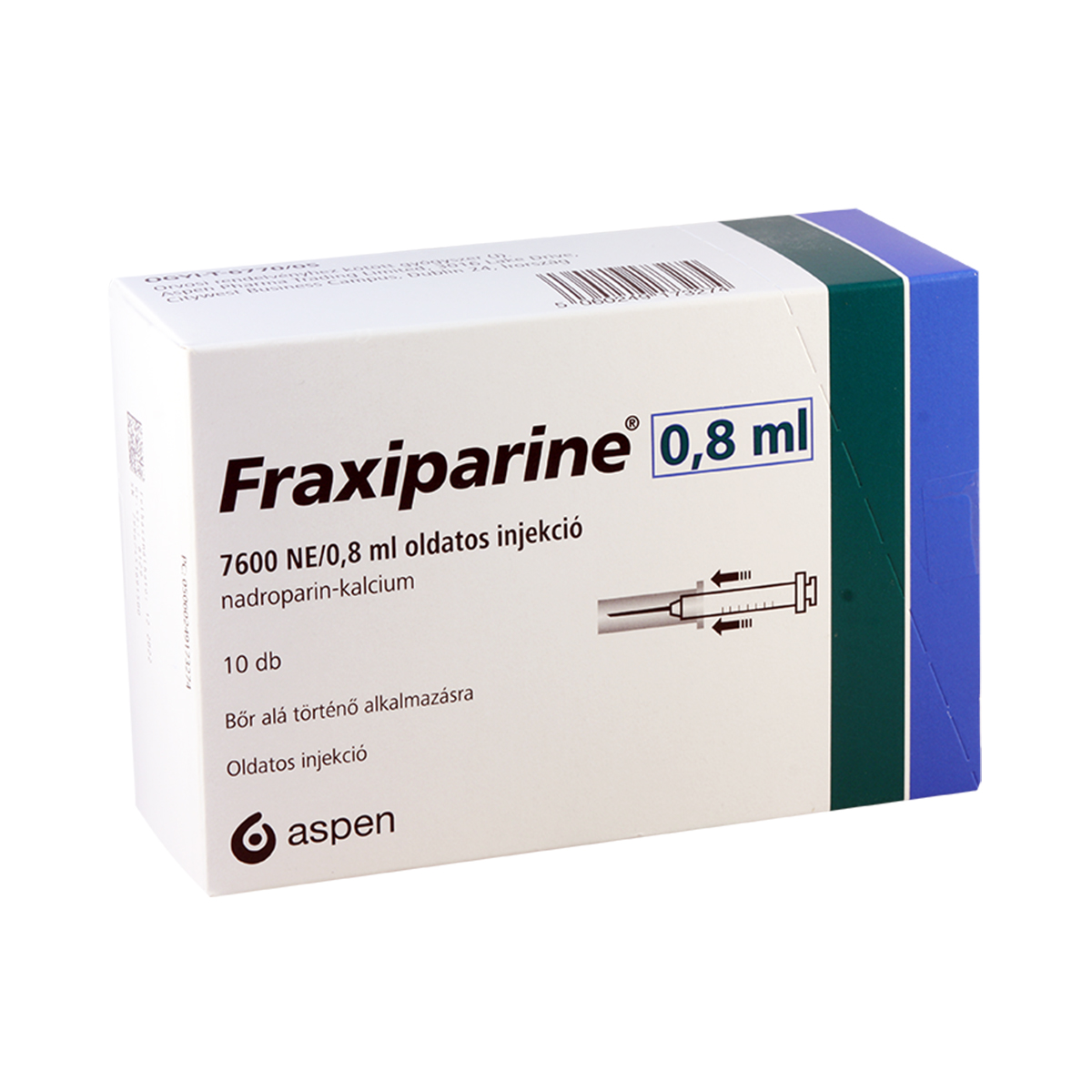 FRAXIPARINE - ფრაქსიპარინი(ჰეპარინი) 0.8მლ 10 ცალი