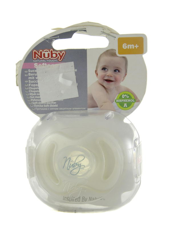 ნუბი-საწოვარა პატარა ოვალური 6+თვისთვის