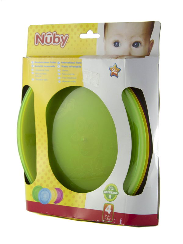 Nuby - ნუბი ჯამი ფერადი 4 ცალი 5670