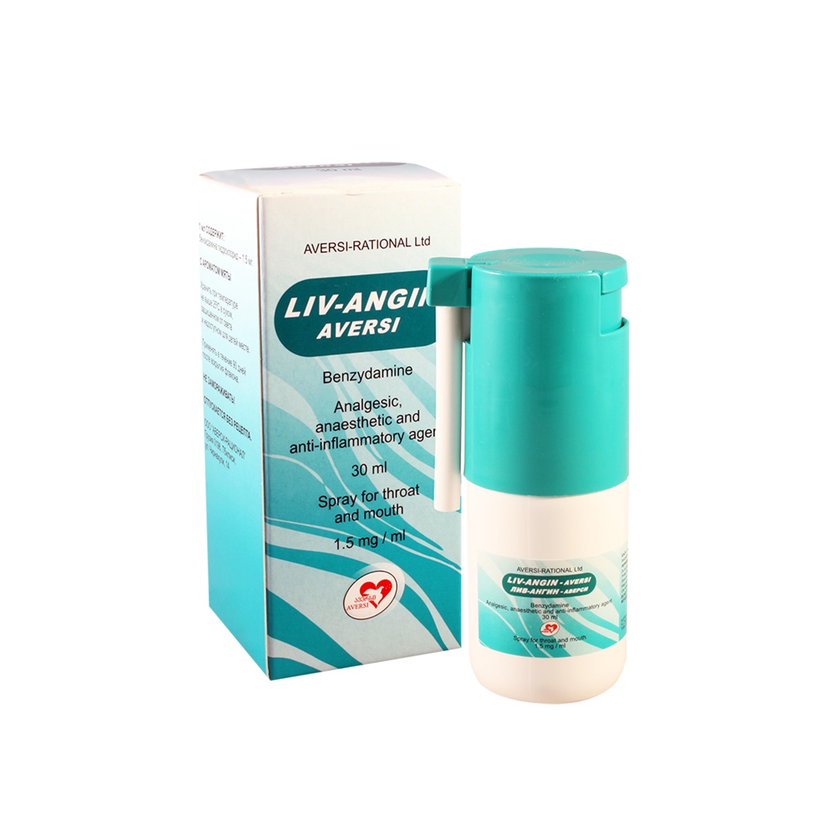 Liv-angin spray - ლივ-ანგინი აეროზოლი 30მლ