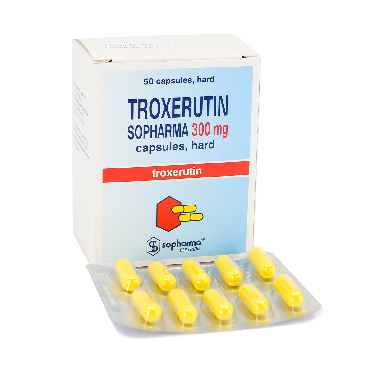 Troxerutin - ტროქსერუტინი 300მგ 50 კაფსულა 2