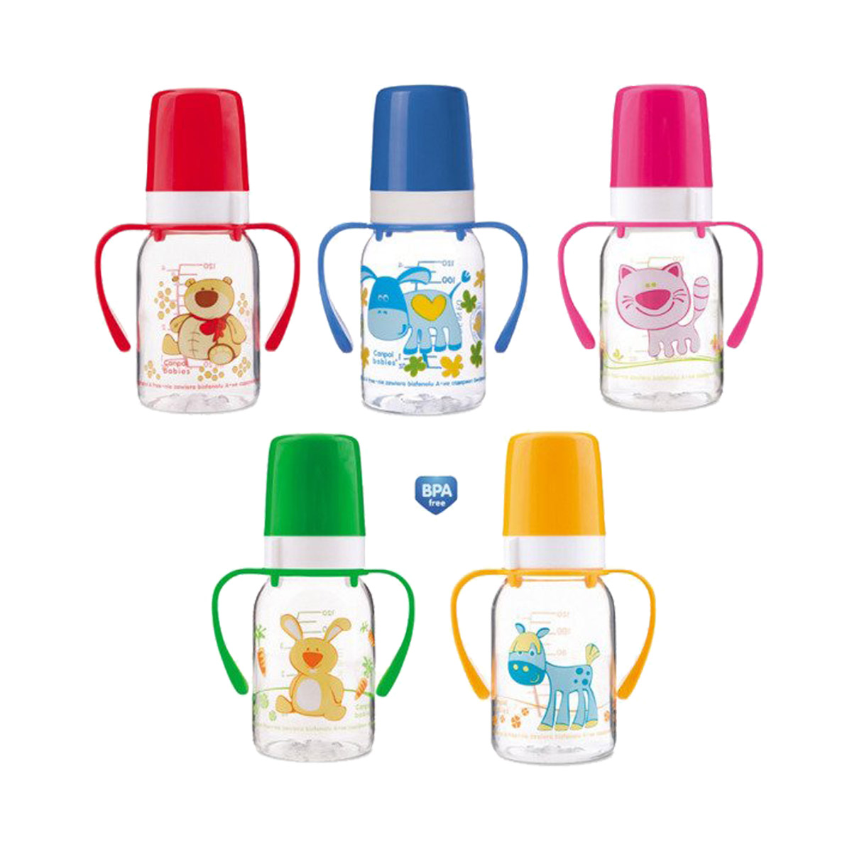 Canpol - კანპოლი ბოთლი ნახატებიანი სახელურით 120მლ 11-823 4