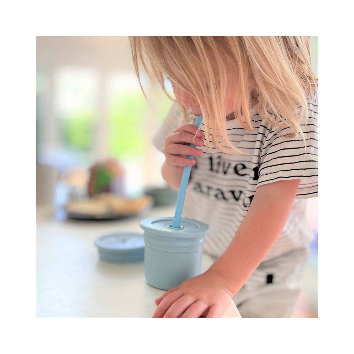 Minikoioi - მინიკოიოი სილიკონის ჭიქა-კონტეინერი Mineral Blue 2946 5