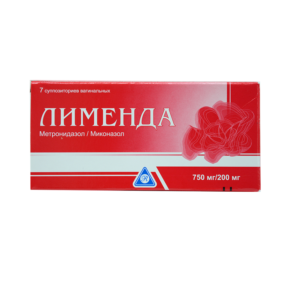 Limenda - ლიმენდა 750მგ/200მგ 7 ვაგინალური სუპოზიტორია 2