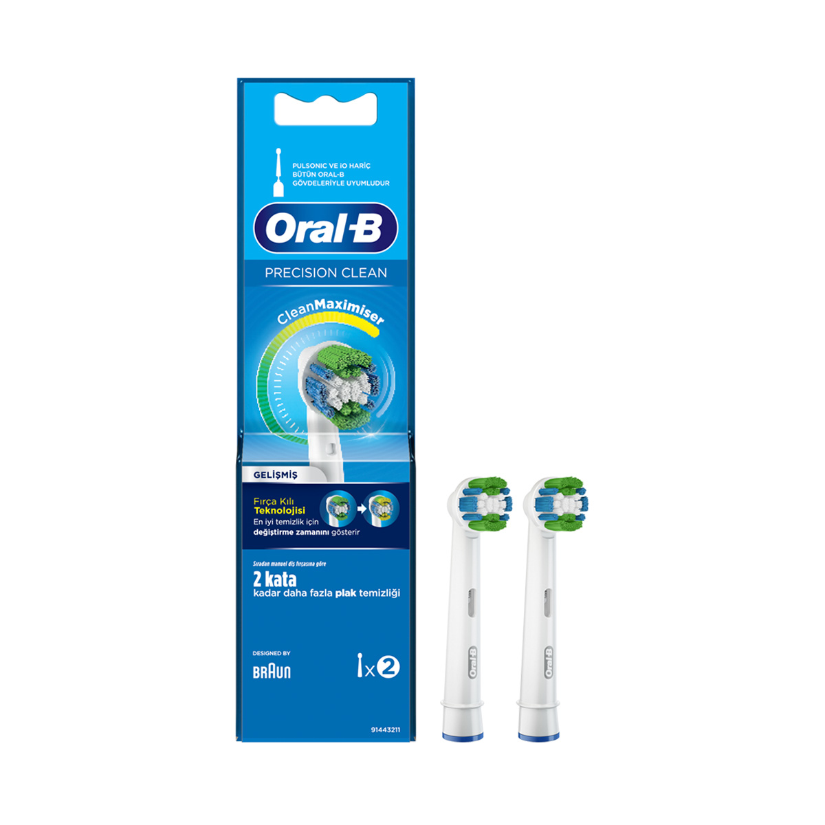 Oral-B - ორალ ბი ელექტრო ჯაგრისის სათადარიგო თავები 0247