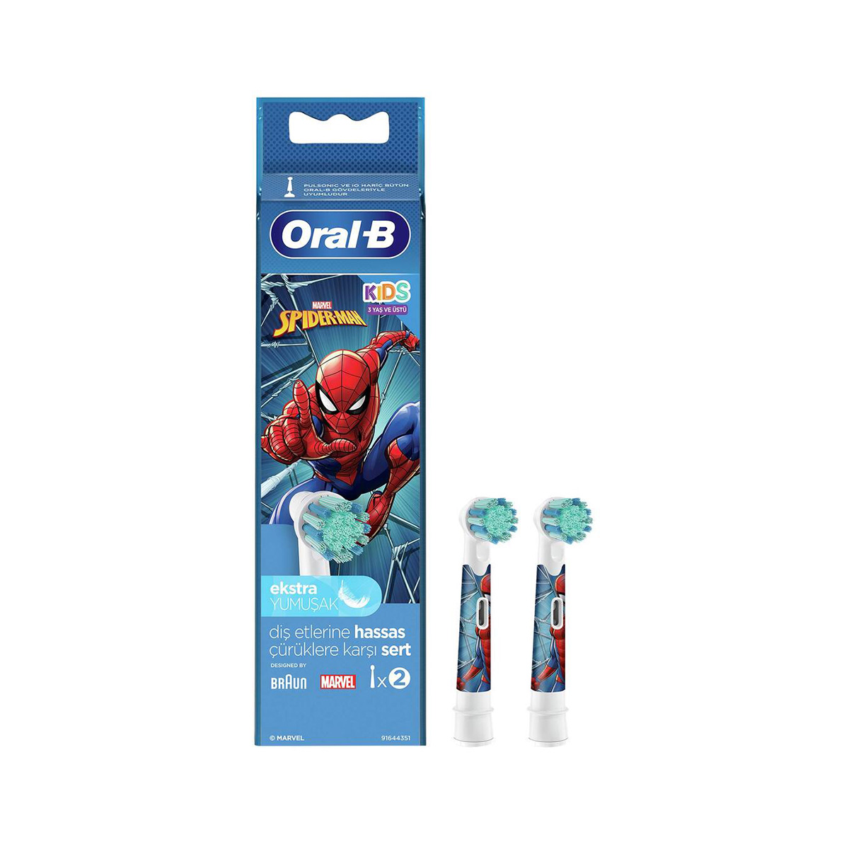 Oral-B - ორალ ბიელექტრო ჯაგრისის სათადარიგო თავები 8531