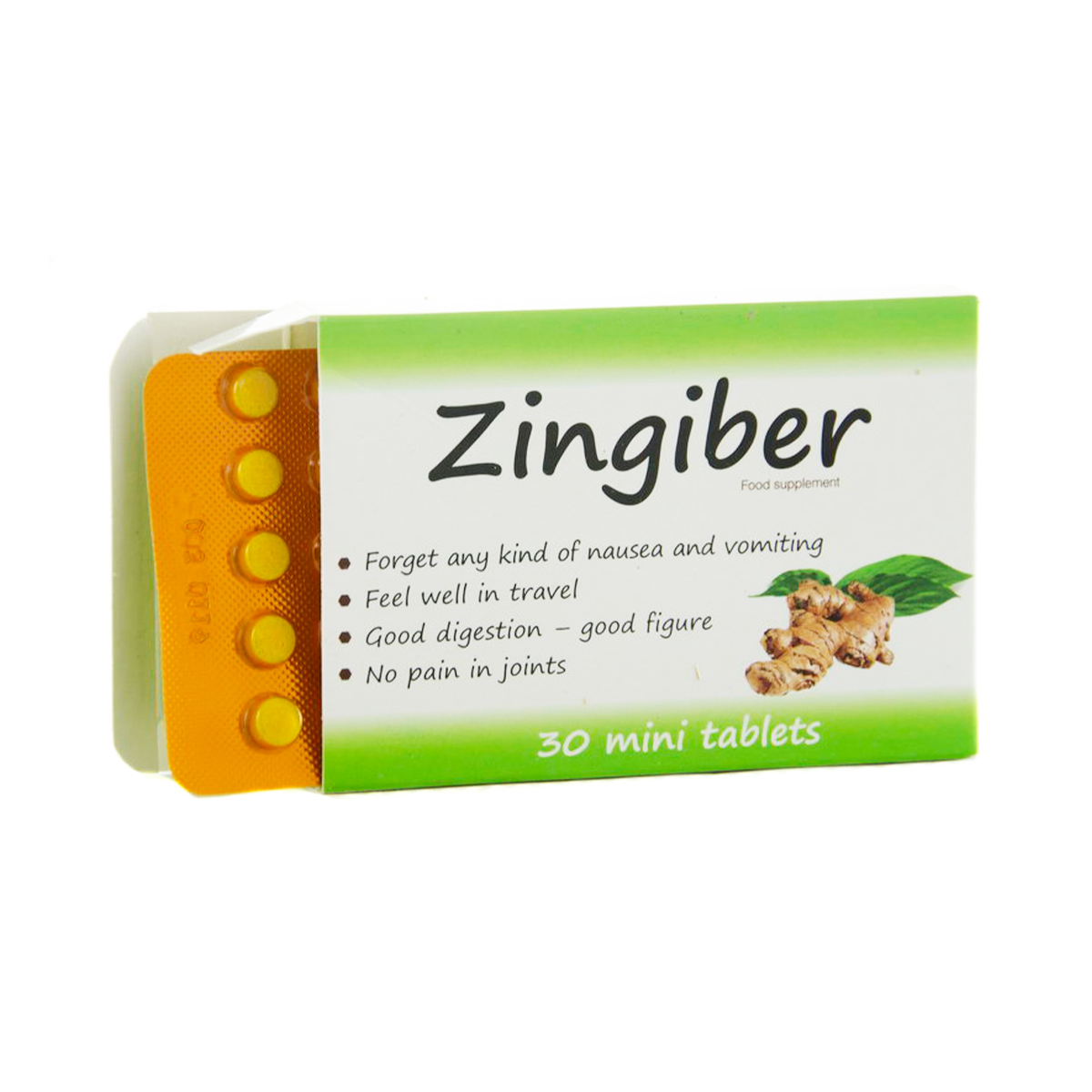 Zingiber - ზინგიბერი 30 ტაბლეტი