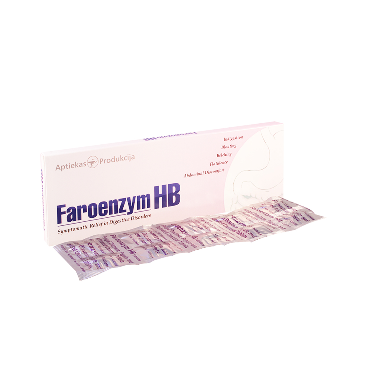 Faroenzym HB - ფაროენზიმი HB 20 ტაბლეტი