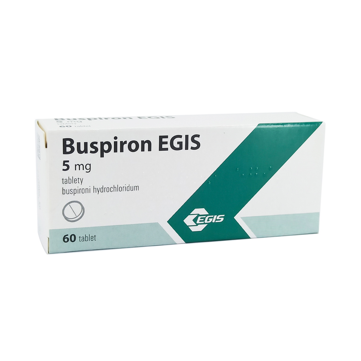 Buspiron-EGIS - ბუსპირონ-ეგისი 5მგ 60 ტაბლეტი