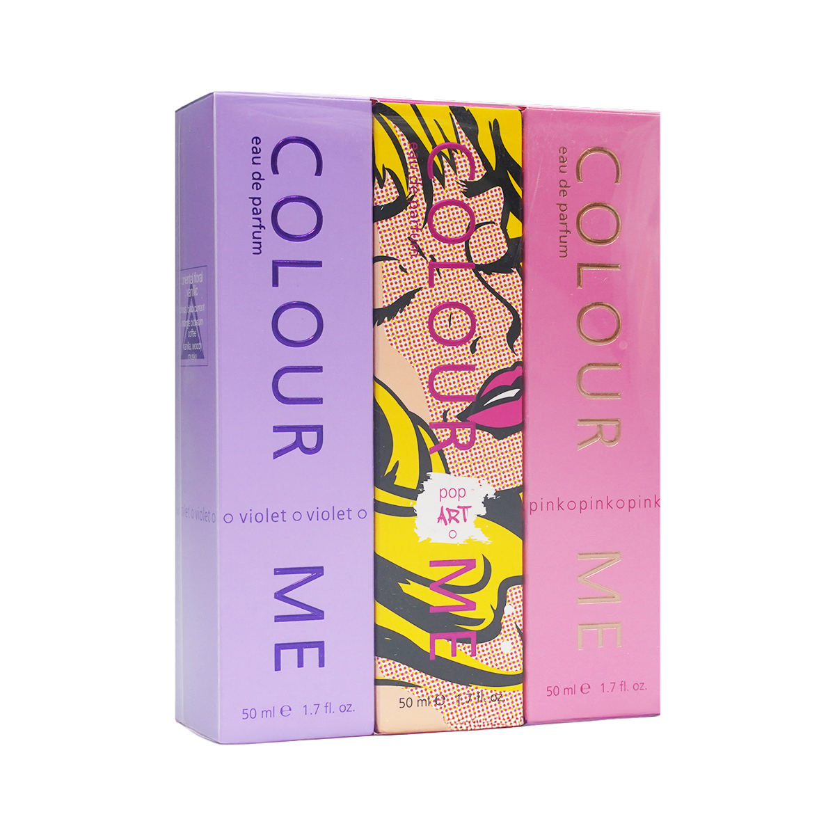 ნაკრები Violet-Pop Art-Pink 50 მლ 2044 მილტონი - Milton