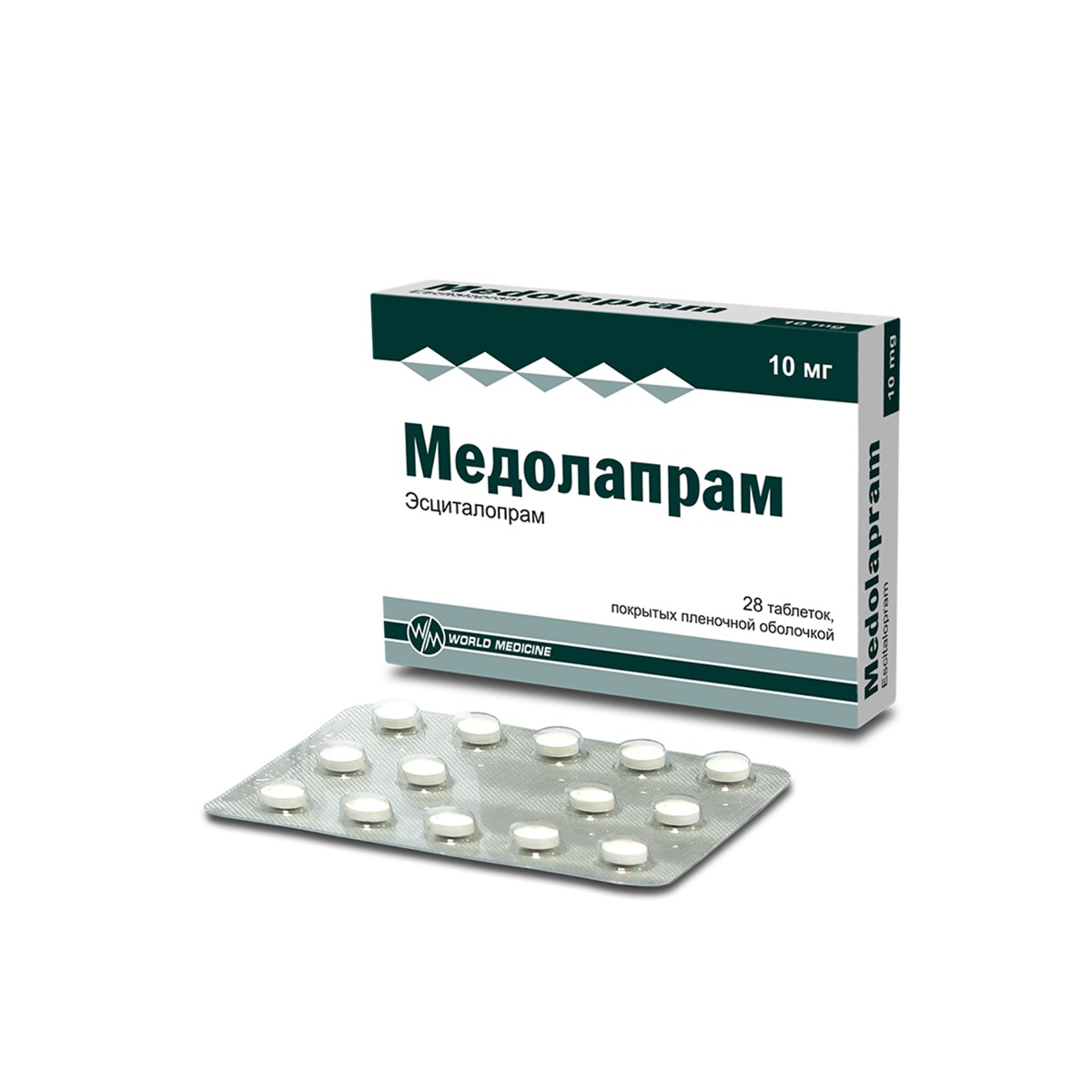 Medolapram - მედოლაპრამი 10მგ 28 ტაბლეტი