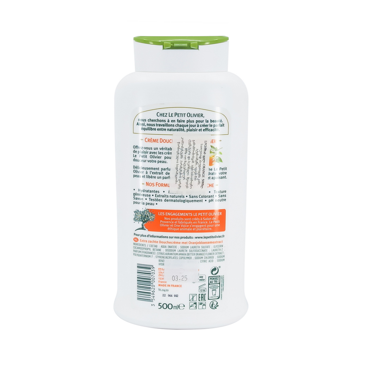 Le Petit Olivier - ლე პეტიტ ოლივიე შხაპის გელი ფორთოხლის 500 მლ 7039 2