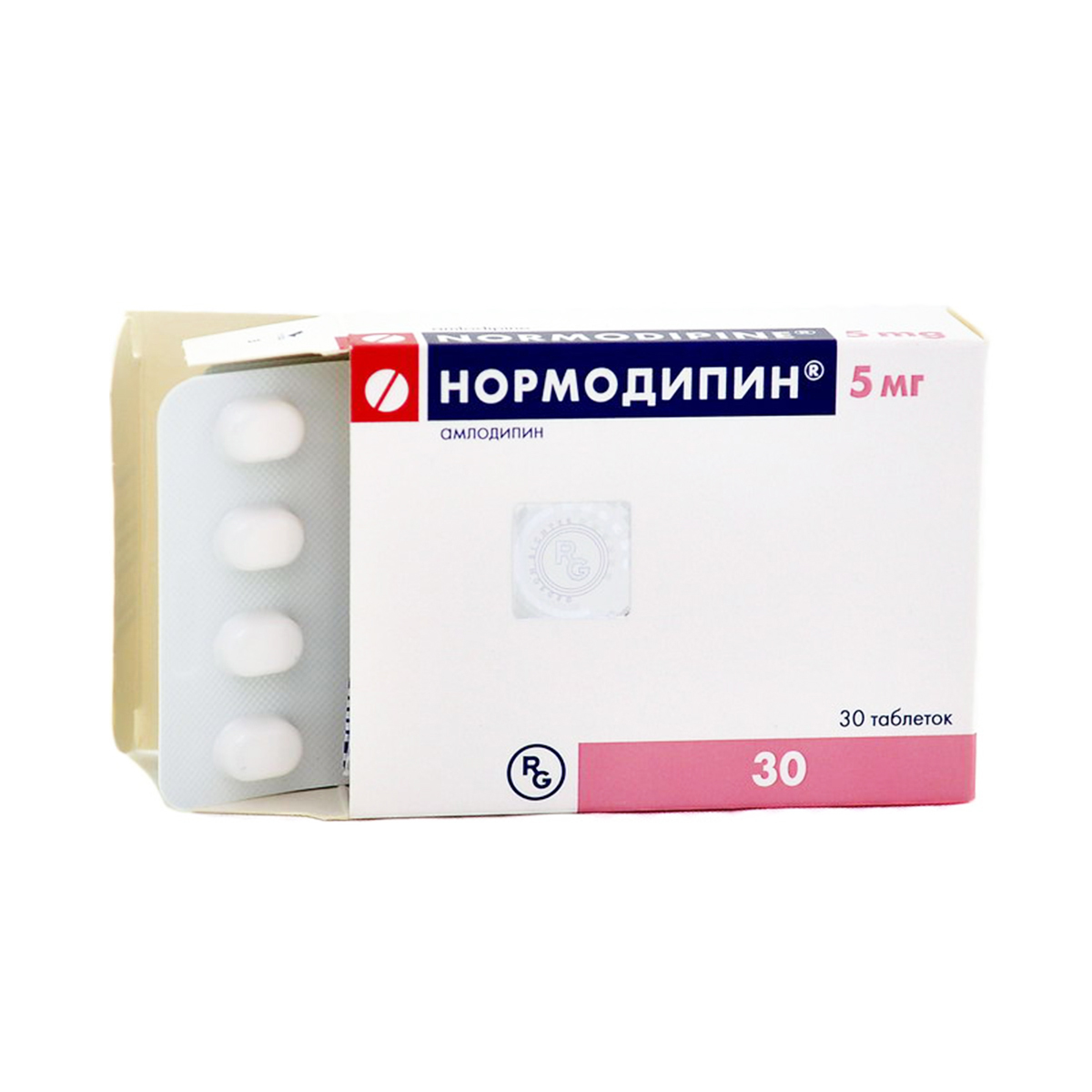 Normodipine - ნორმოდიპინი 5მგ 30 ტაბლეტი