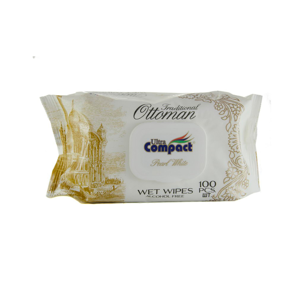 Ultra Compact - ულტრა კომპაქტი სველი ხელსახოცი Ottoman 100 ცალი 3618