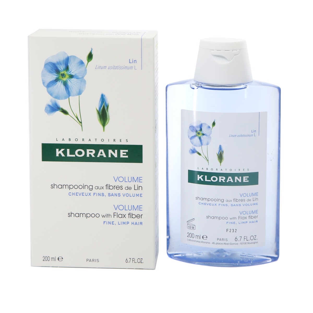 Klorane - კლორანი თხელი თმის შამპუნი 200 მლ 0085