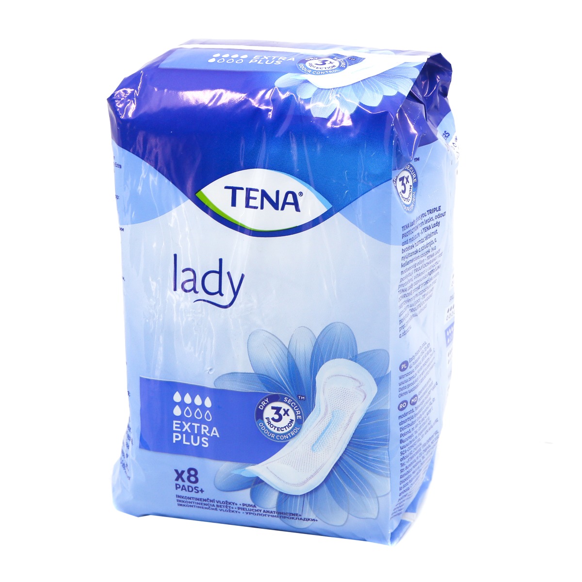 Tena - ტენა ქალის უროლოგიური საფენი Extra Plus 8 ცალი 2887