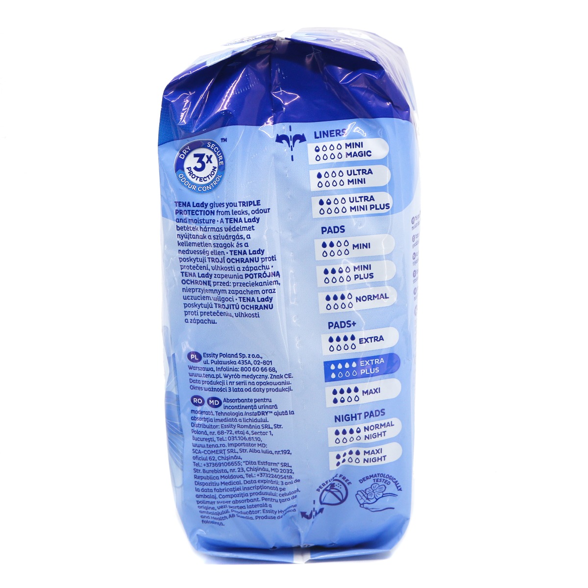 Tena - ტენა ქალის უროლოგიური საფენი Extra Plus 8 ცალი 2887 2