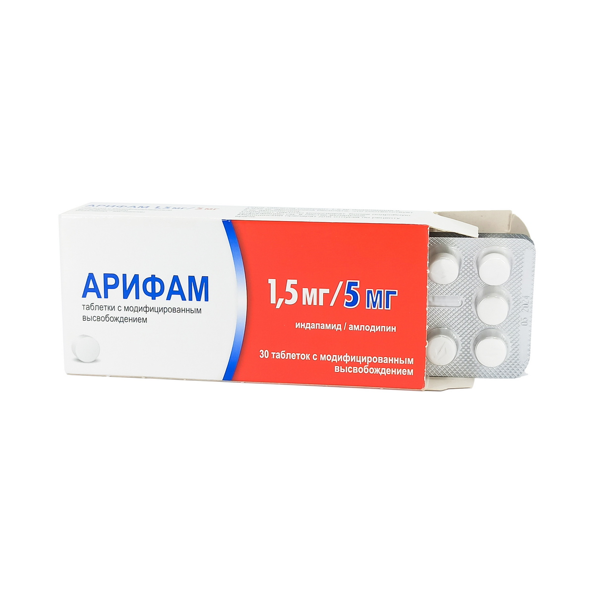 Arifam - არიფამი 1.5მგ/5მგ 30 ტაბლეტი 2