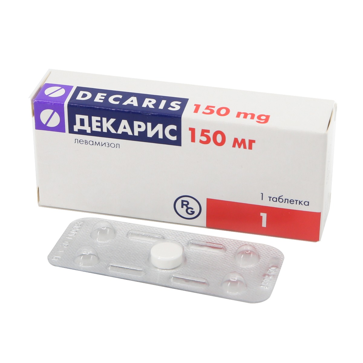 Decaris - დეკარისი ტაბ. 150მგ 1ცალი 