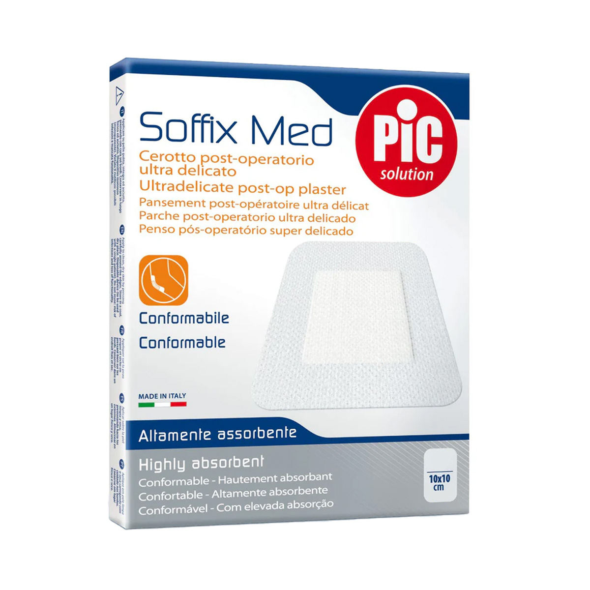 Pic - პიკი ლეიკო SOFFIX MED სტერილური 10*10სმ 2