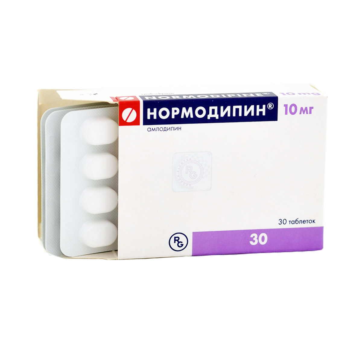 Normodipine - ნორმოდიპინი 10მგ 30 ტაბლეტი