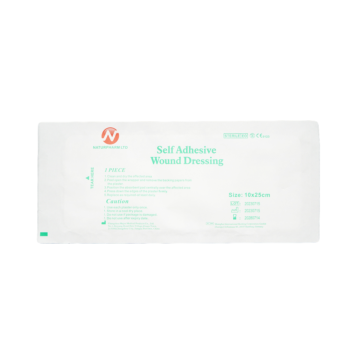 ლეიკო ჭრილობის საფენი 10სმx25სმ