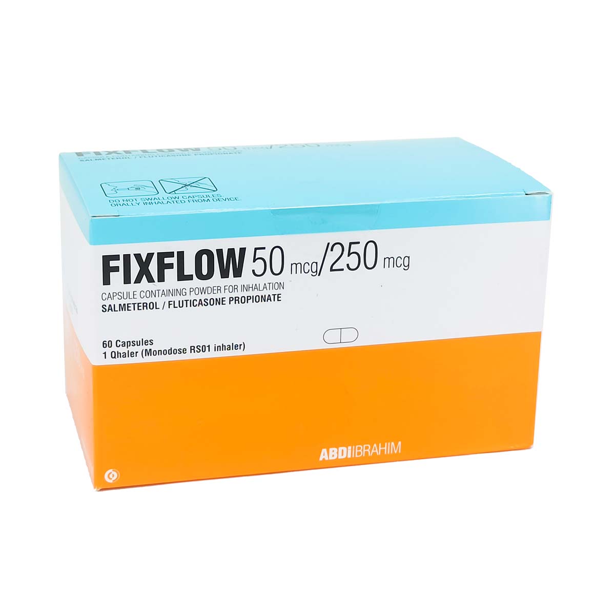 Fixflow - ფიქსფლოუ 50/250მკ 60 საინჰალაციო კაფსულა