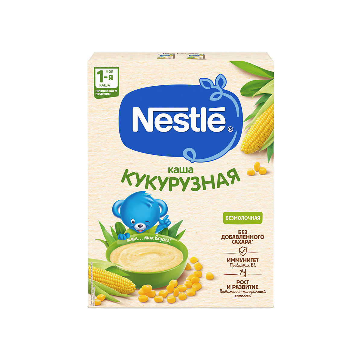 Nestle - ნესტლე ფაფა ურძეო სიმინდი ბიფიდო 1429