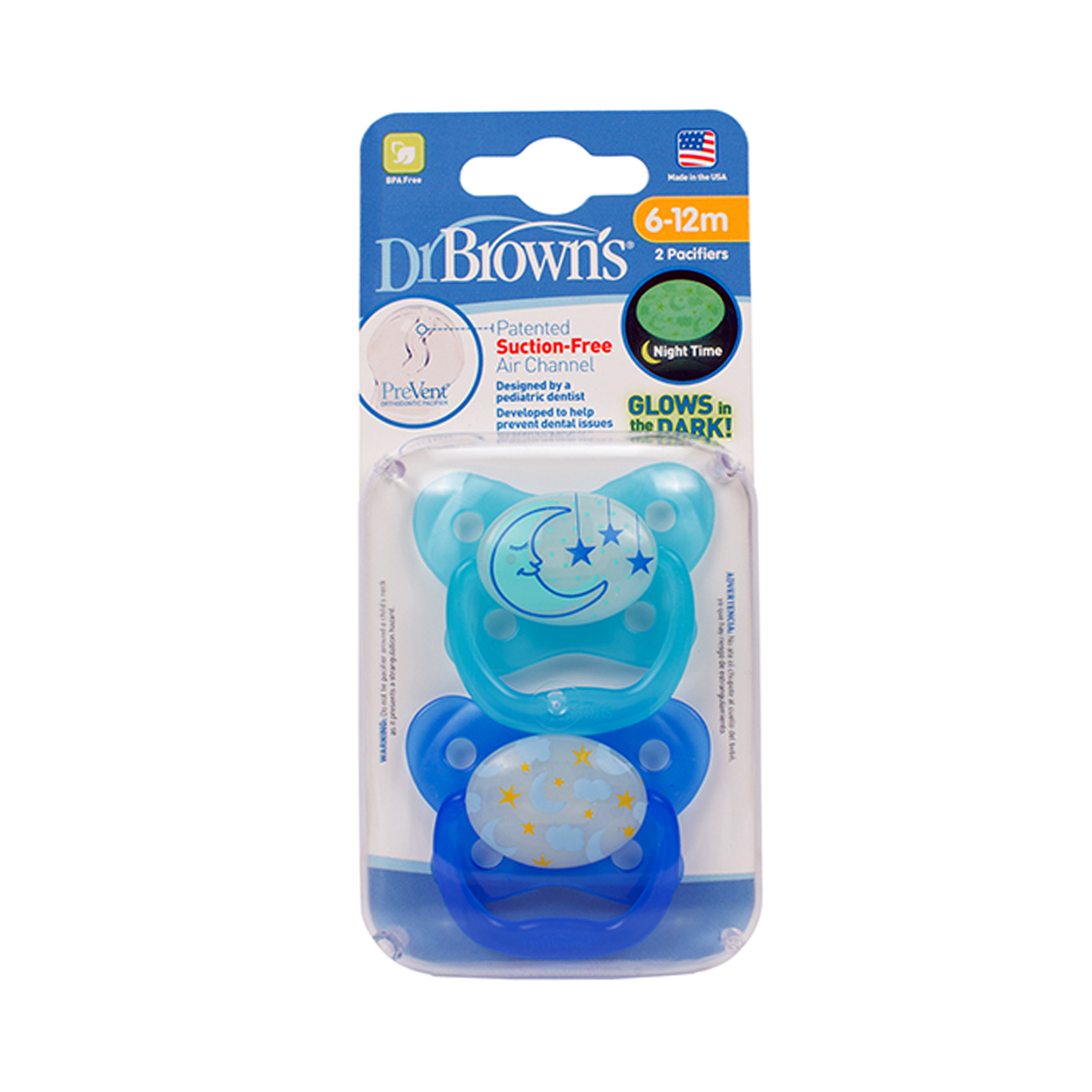 DrBrowns - დოქტორ ბრაუნი ორთოდონტული მატყუარა 2ცალი 6-12 თვე 0312-2