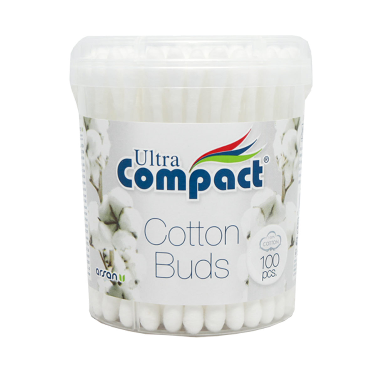 Ultra Compact - ულტრა კომპაქტი ყურის ჩხირი 100 ცალი 0204