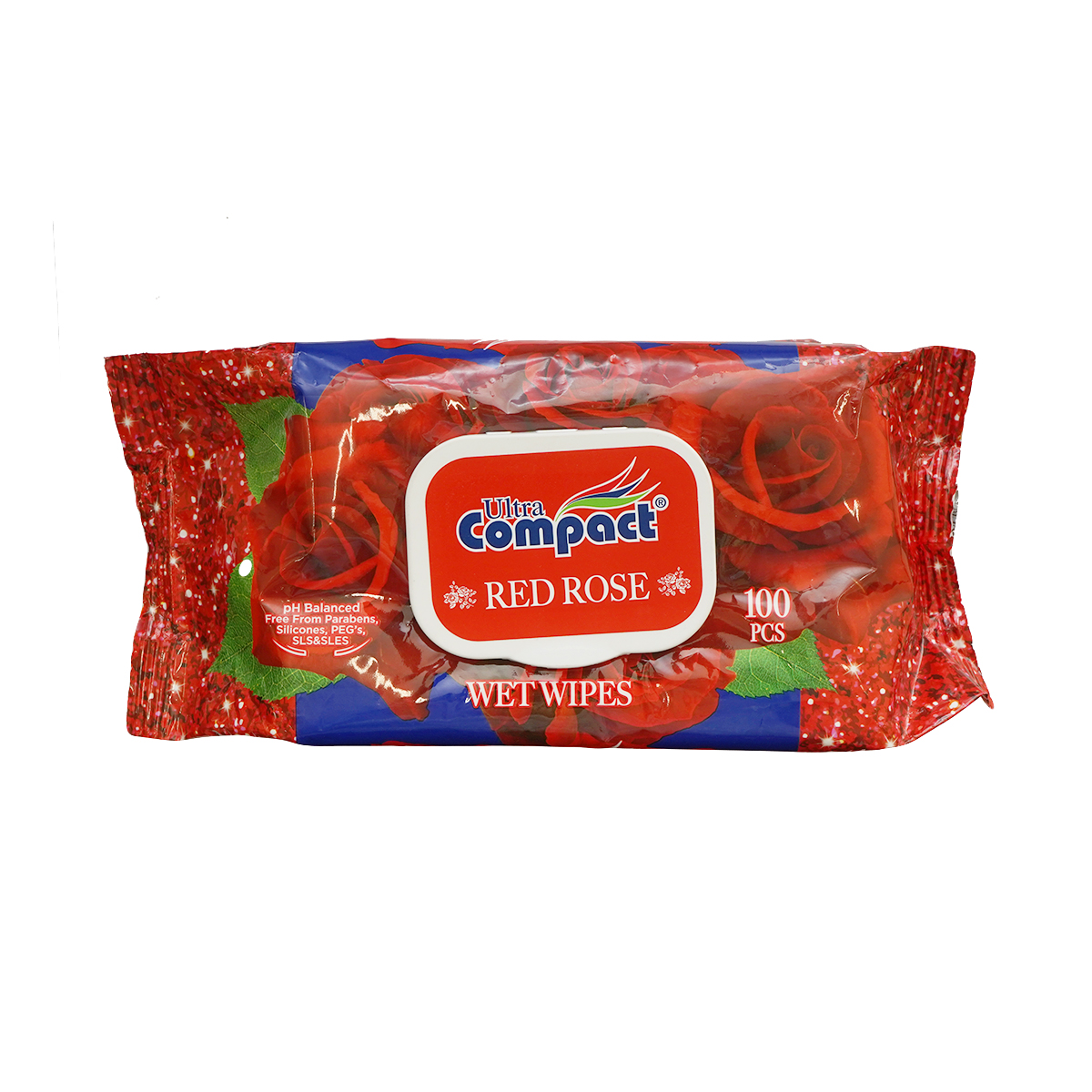 Ultra Compact - ულტრა კომპაქტი სველი ხელსახოცი Rose 100 ცალი 3021