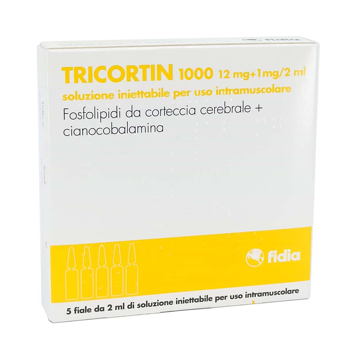 Tricortin - ტრიკორტინი 1000 2მლ 5 ამპულა