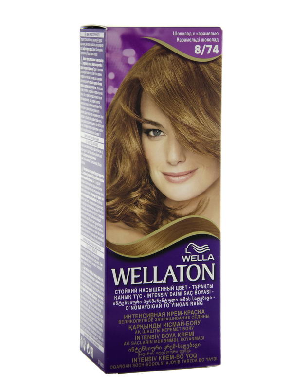 თმის საღებავი- კარამელი-შოკოლადი 8/74