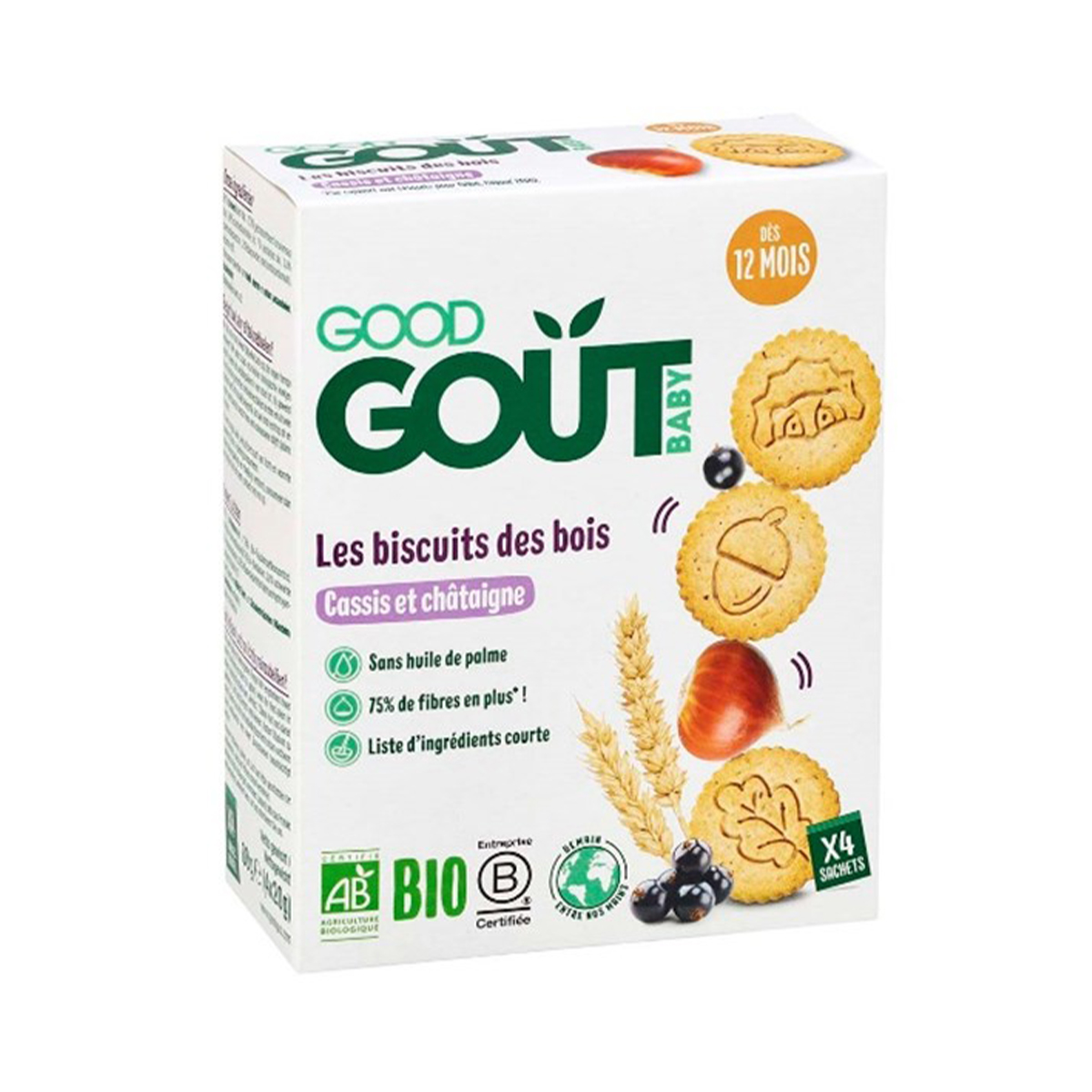 მოცხარისა და წაბლის ორცხობილა 80 გ 4672 გუდ გოუტი - Good Gout