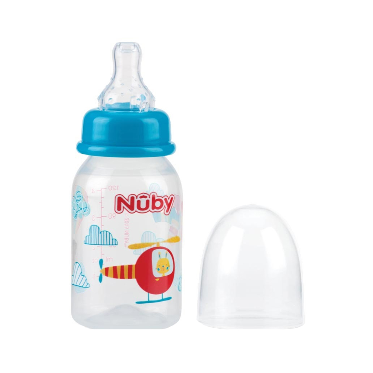 Nuby - ნუბი ბოთლი სილიკონის საწოვარით 120მლ 1477 4