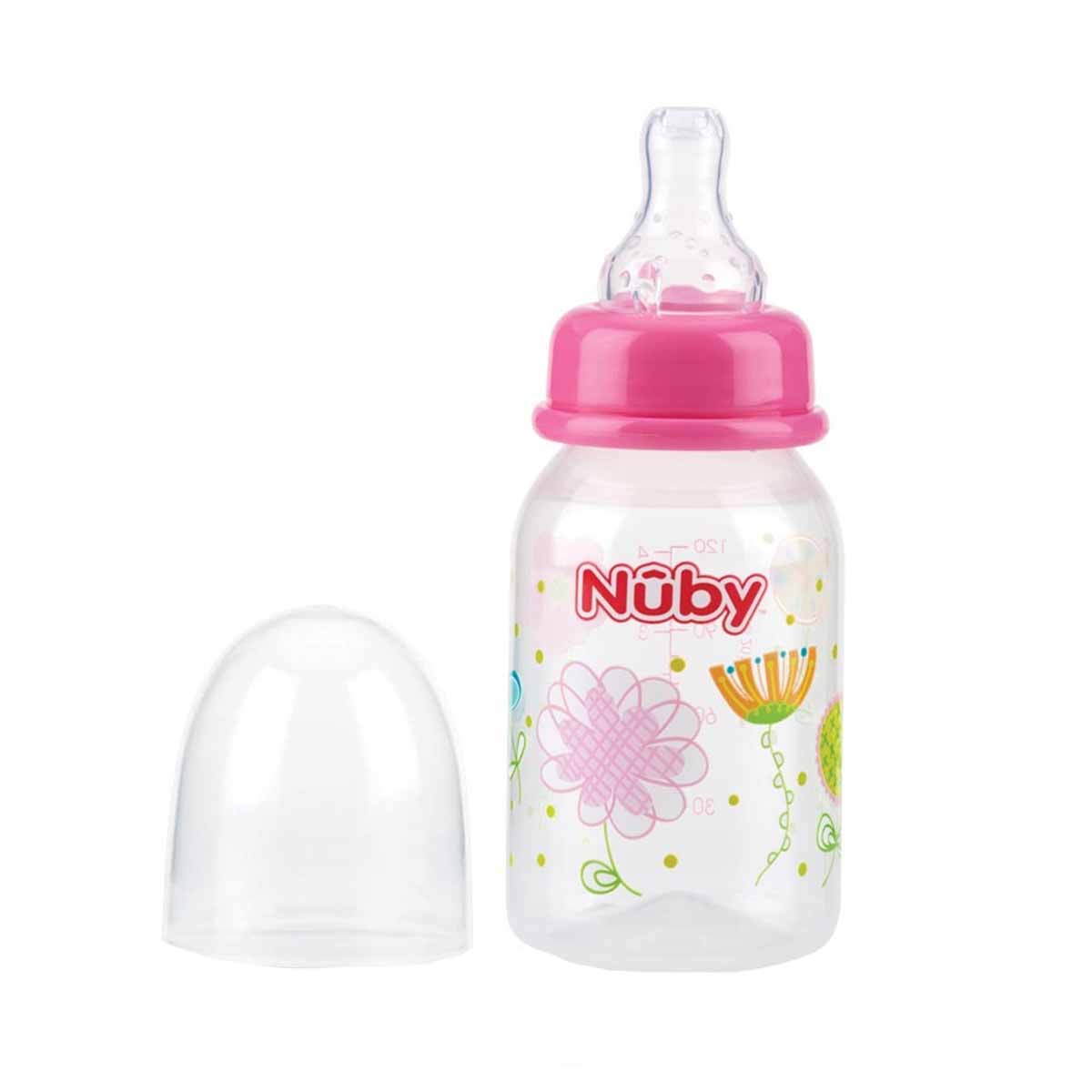 Nuby - ნუბი ბოთლი სილიკონის საწოვარით 120მლ 1477 2