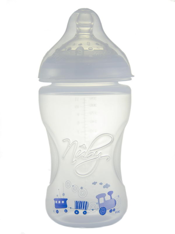 Nuby - ნუბი ბოთლი 330მლ ცისფერი N6 2870