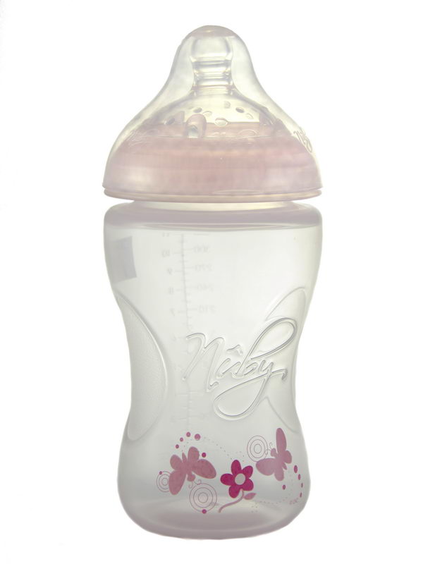 ნუბი-ბოთლი 330მლ ვარდისფერი N6 