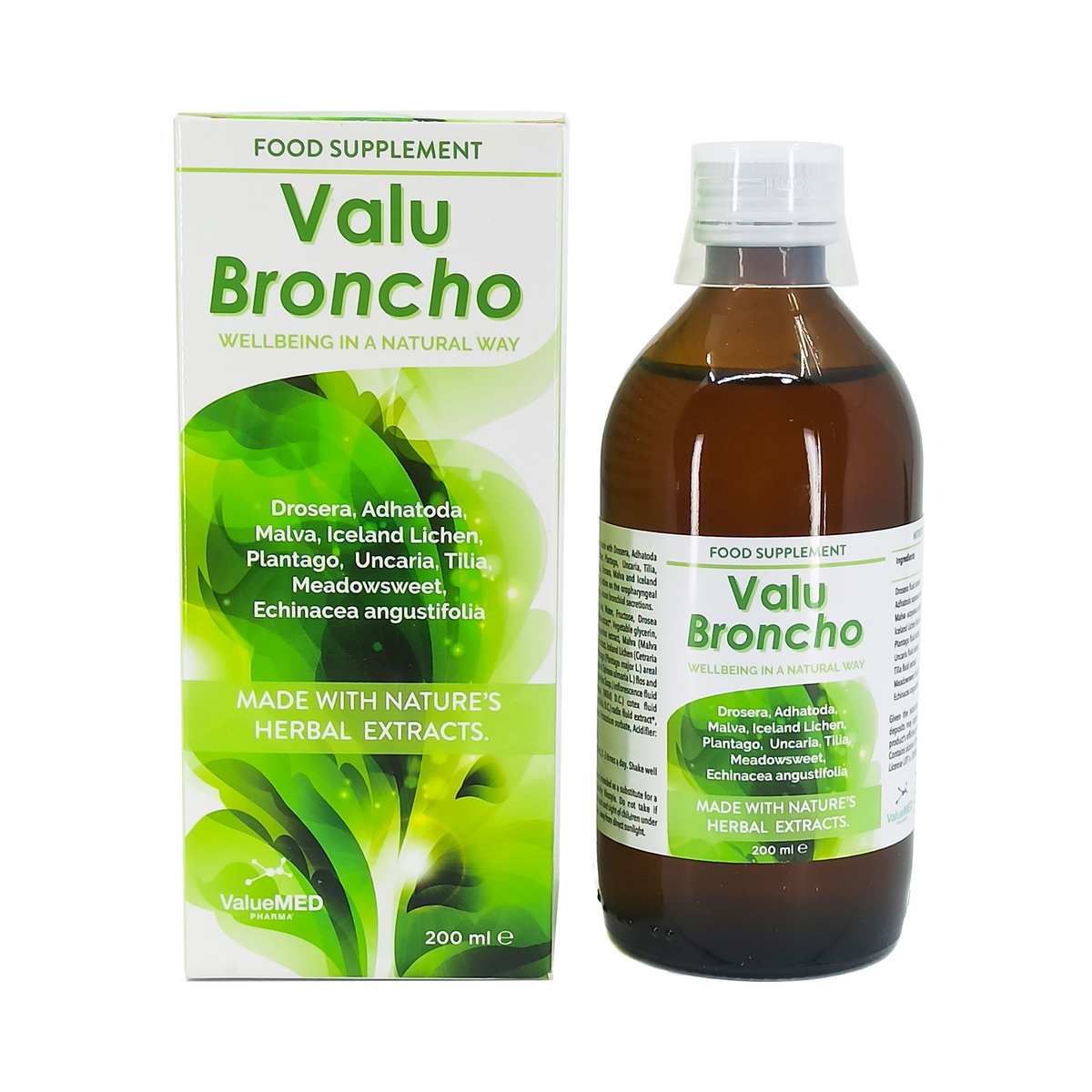 Valubronqo - ვალუბრონქო სიროფი 200მლ 2