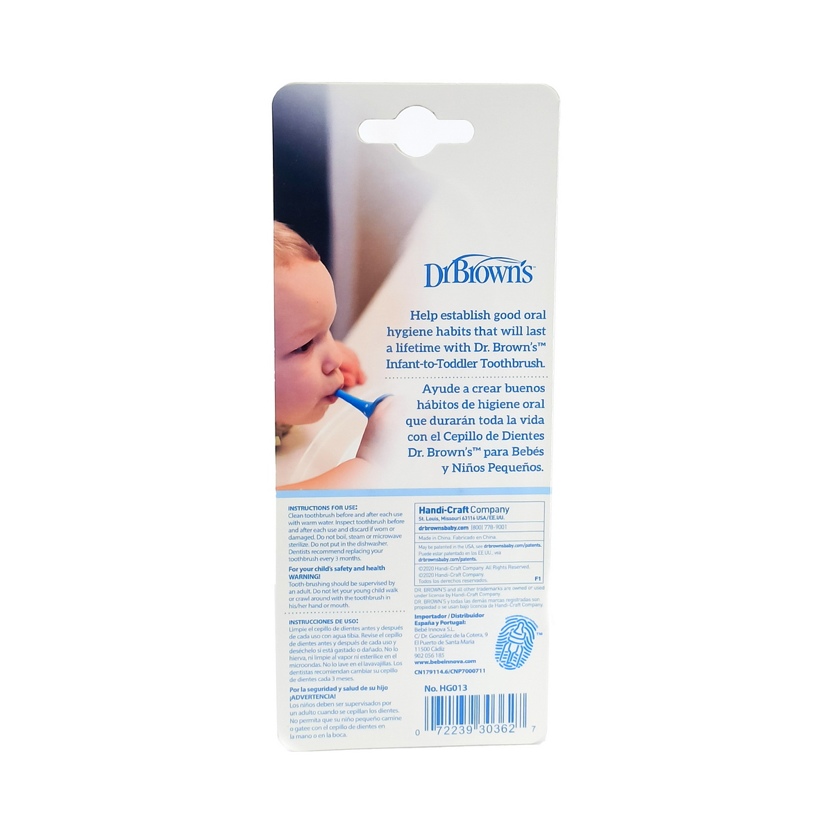 DrBrowns - დოქტორ ბრაუნი ბავშვის კბილის ჯაგრისი ვარდისფერი სპილო 0362-7 2