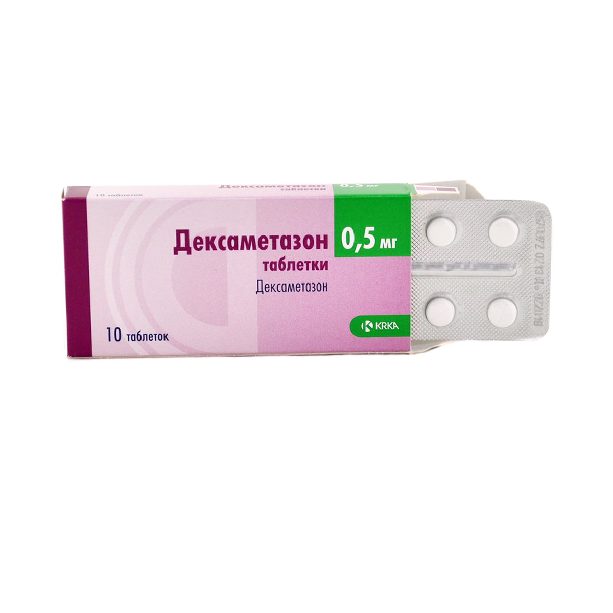 Dexamethasone - დექსამეტაზონი 0.5მგ 10 ტაბლეტი