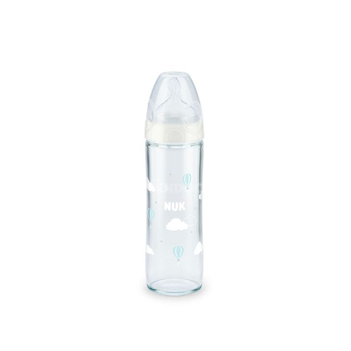 Nuk - ნუკი ბოთლი 240მლ სილიკონის მატყუარით 3849/0144