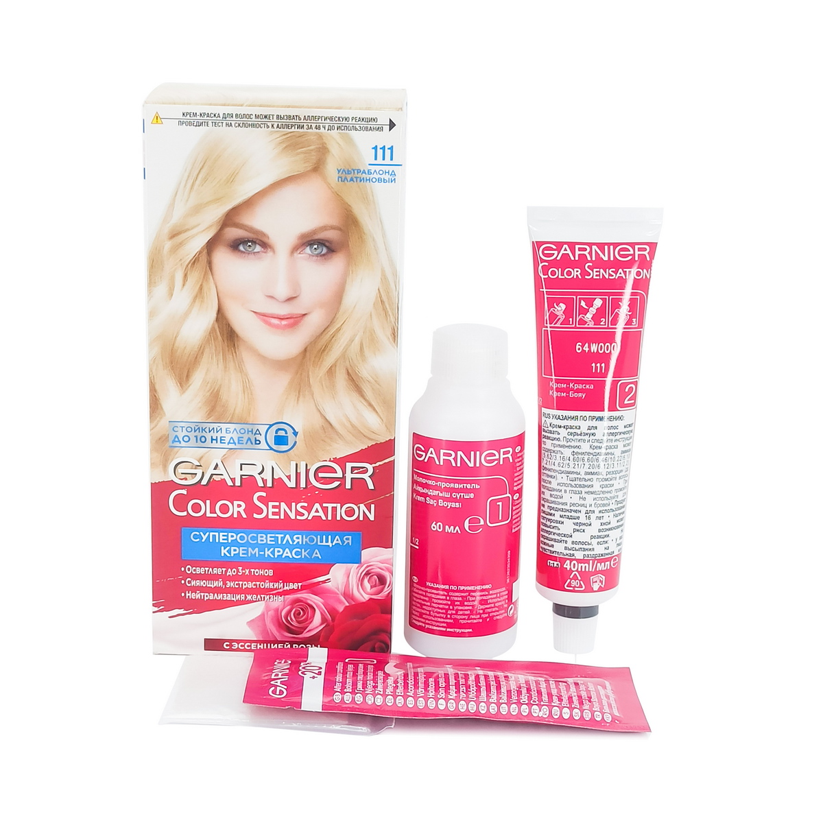 Garnier - გარნიე თმის საღებავი Color Sensation N111 5949\5758 2