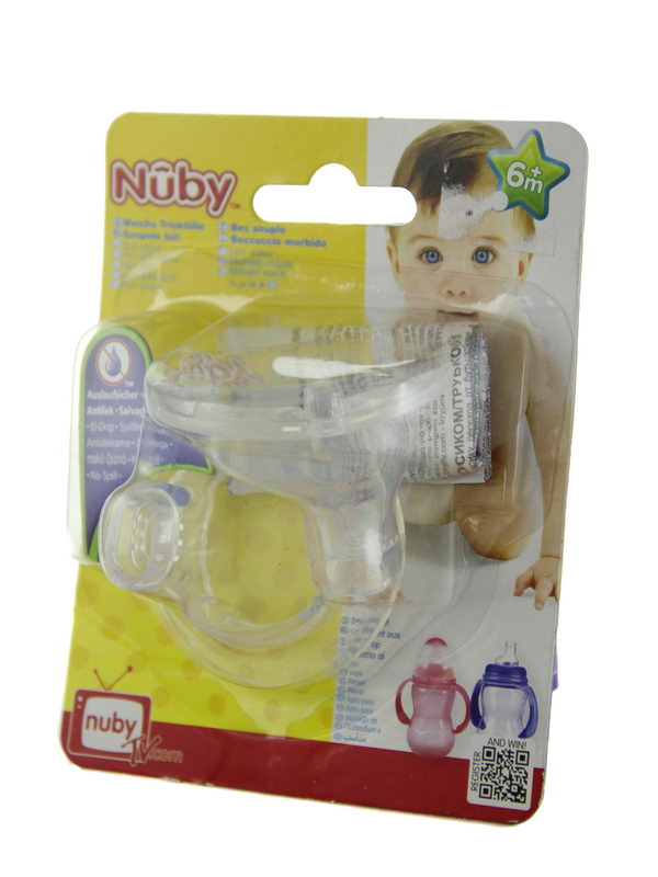 ნუბი-ბოთლის მატყუარა ბრტყელი თავით 2 ცალი