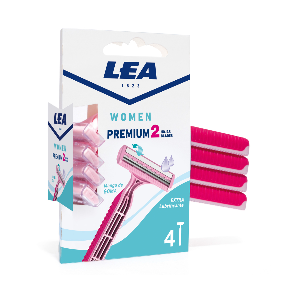 Lea - ლეა სამართებელი პრემიუმ 2 ქალის 4 ცალი 1720