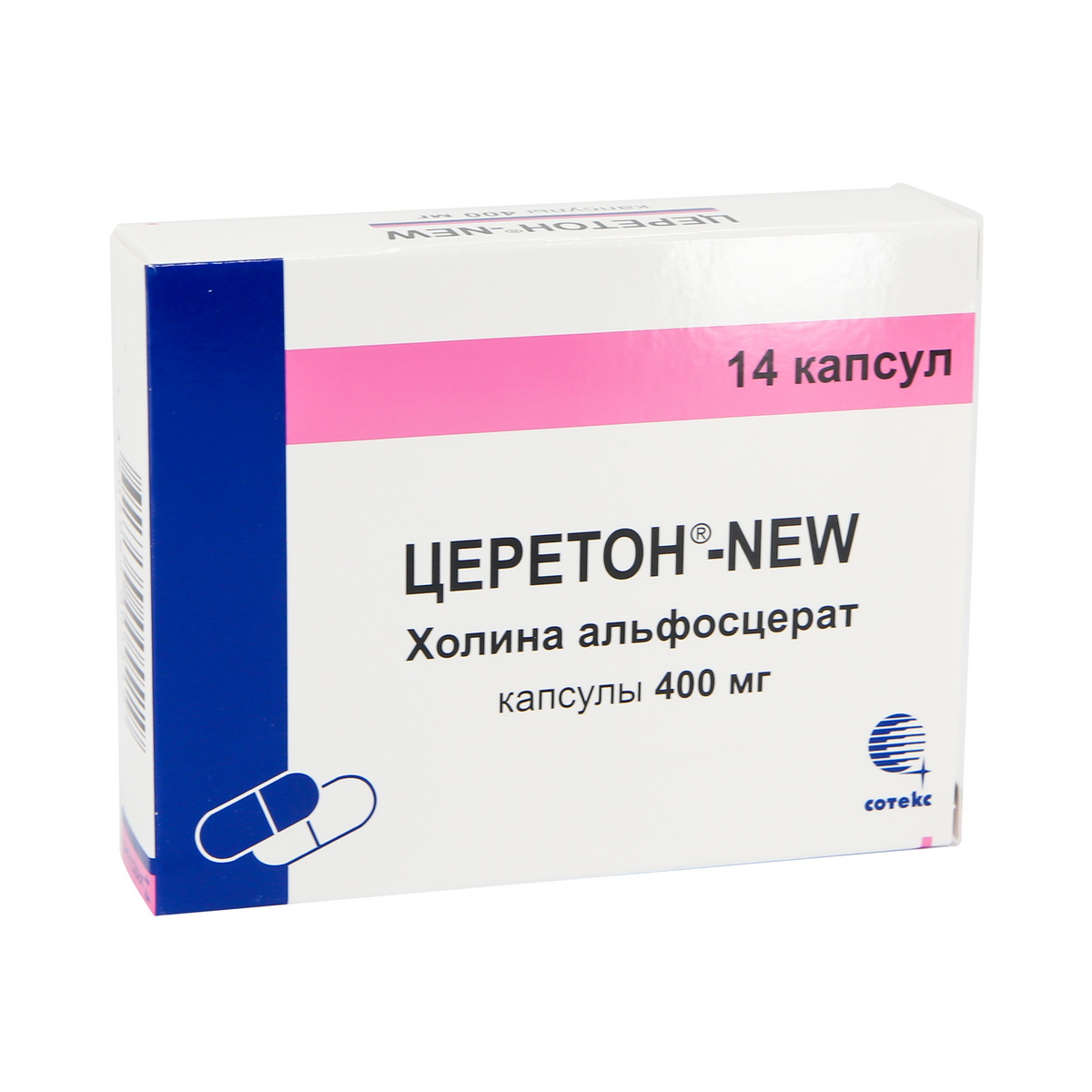 Cereton - ცერეტონი ნიუ 400მგ 14 კაფსულა